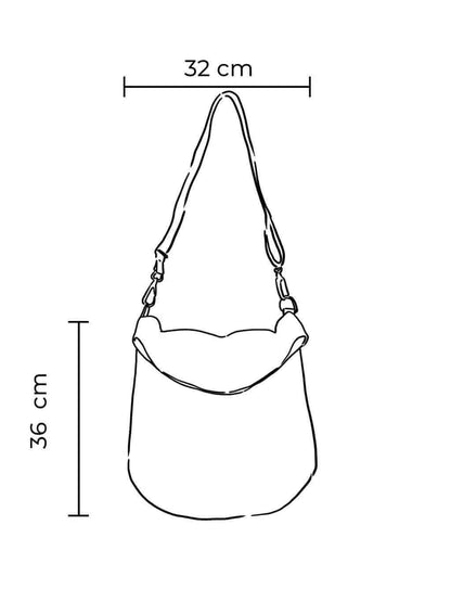Upcycled vegan messenger bag - Stone Numon