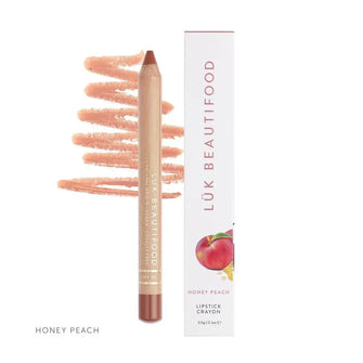 Vegan Lipstick Crayon in Honey Peach Lük Beautyfood