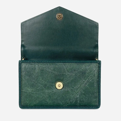 Vegan bag with chain made of leaves Margot Thamon