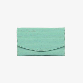 Water Green Vegan Cork Wallet by Artelusa Artelusa