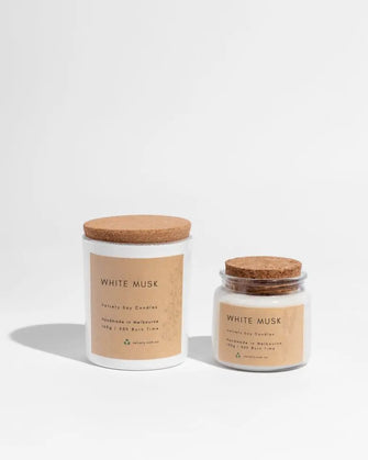 White Musk Vegan Soy Candle Velvety Soy Candles